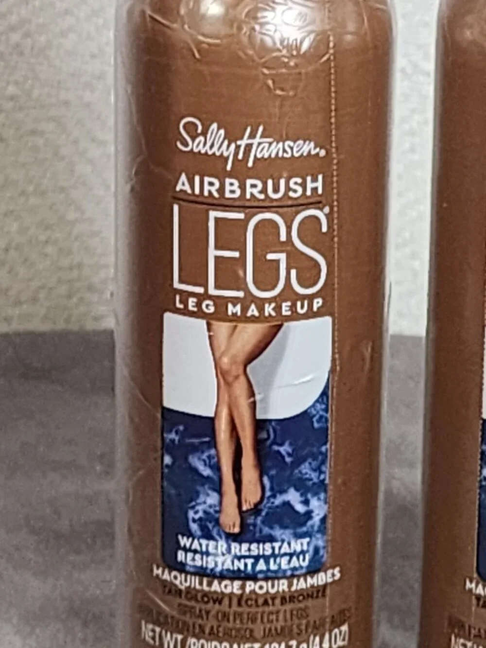 Sally Hansen Airbrush Legs Water Resistant 4.4oz Spray On LegMakeup Tan Glow 2CT